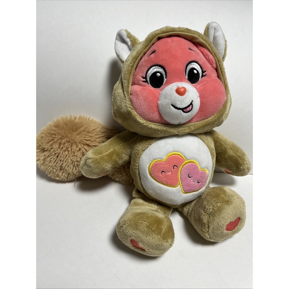 Care Bear Unlock The Magic Love a Lot Plush Removable Hood 12"‎ Squirrel suit